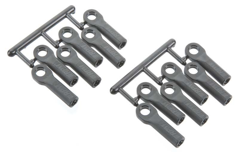RPM 80512 Rod Ends Long Black Nitro Slash Summit Rally T-Maxx Revo