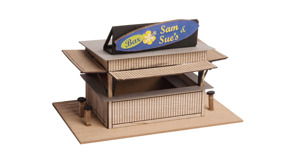 Noch 14260 HO Scale Beach Bar Laser-Cut Kit