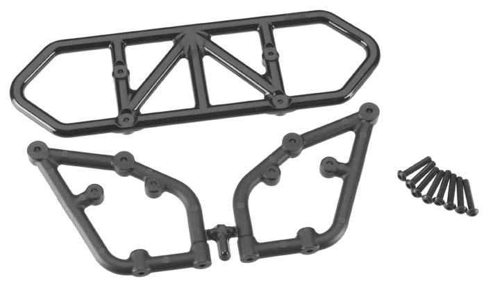 RPM 81002 Black Rear Bumper Traxxas Slash