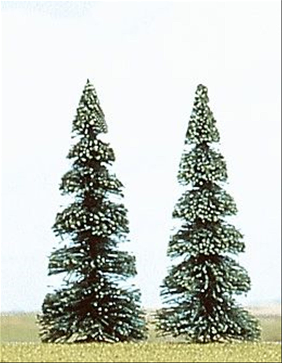 Busch 6102 HO/N/TT Scale Pine Trees, 2-15/16in/7.5cm pkg(2)