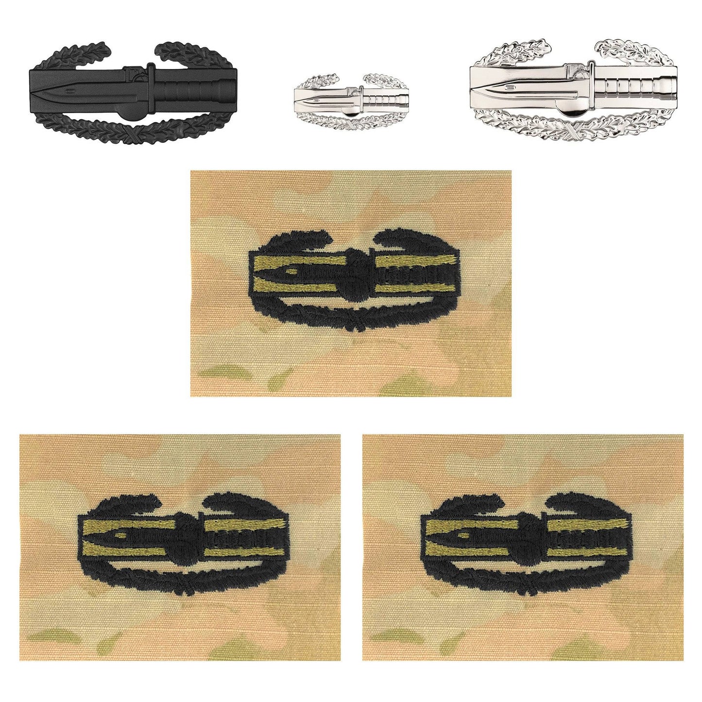 U.S. Army Combat Action (1AWD) Badge Bundle