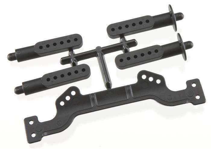 RPM 81122 Adjustable Front Body Mount & Post Set Nitro Slash /Stampede/Slash