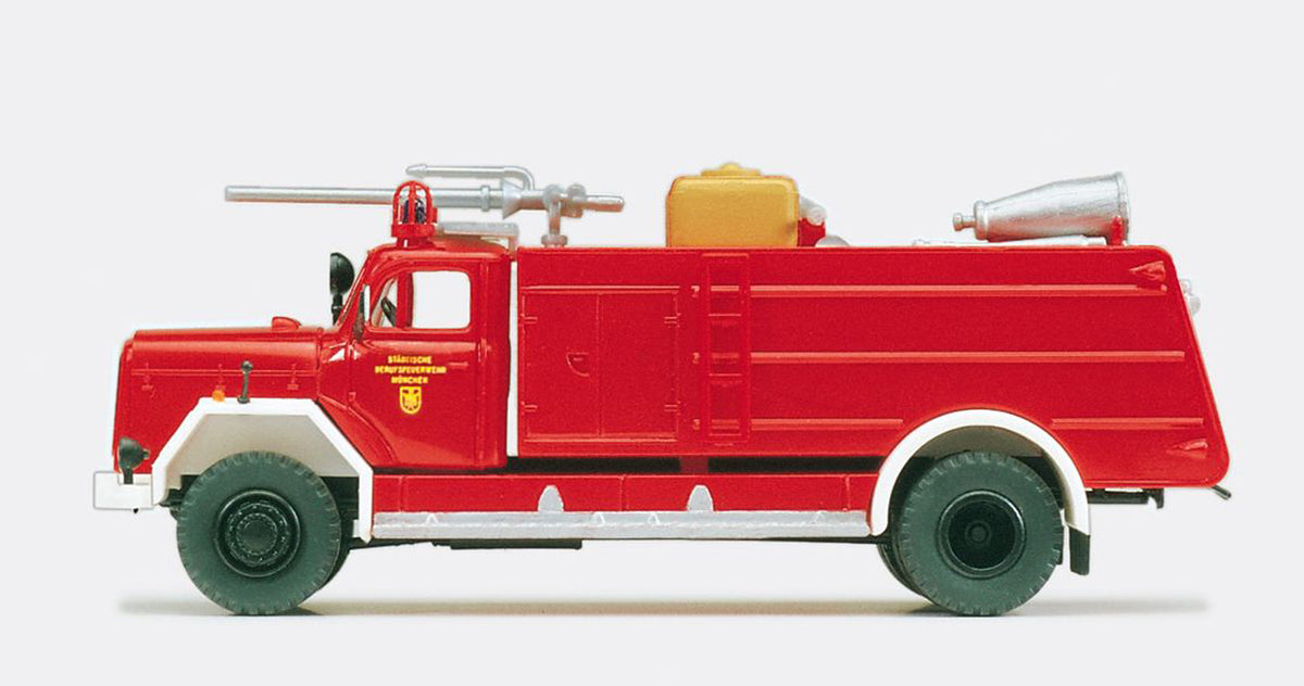 Preiser 31202 HO Magirus F200D ZB 6 Water Tanker Truck