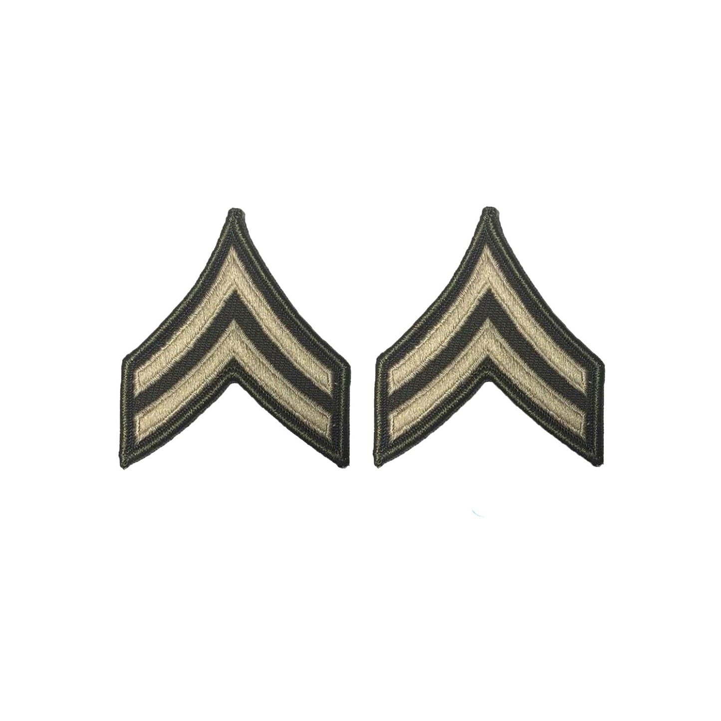 U.S. Army AGSU E-4 Corporal Chevron Sew on Rank (Female)