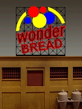 Miller Engineering 4062 HO/N Scale Wonder Bread Billboard