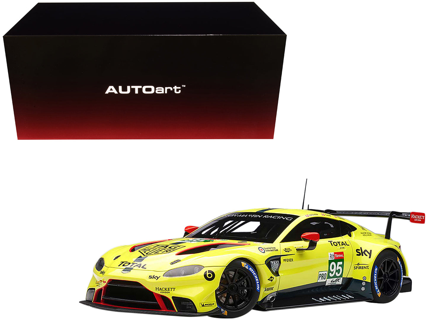 2018 Aston Martin Vantage GTE #95 Sorensen - Thiim - Turner Le Mans PRO 1/18 Model Car by Autoart free shipping USA