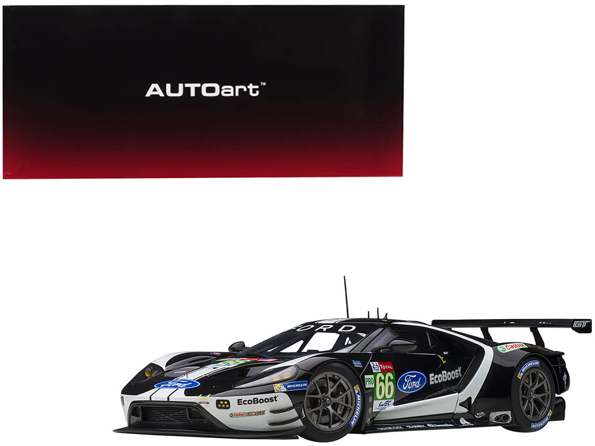 Ford GT #66 Stefan Mucke - Olivier Pla - Billy Johnson 24H of Le Mans (2019) 1/18 Model Car by Autoart free shipping USA