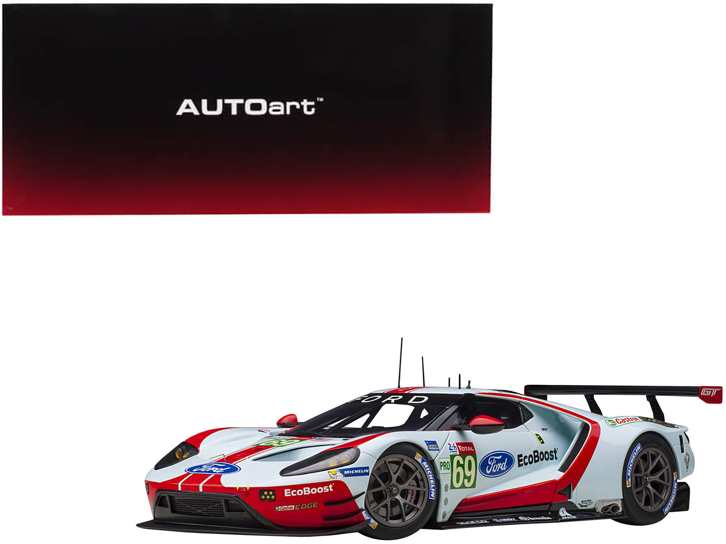 Ford GT #69 Ryan Briscoe - Scott Dixon - Richard Westbrook 24H of Le Mans (2019) 1/18 Model Car by Autoart free shipping USA