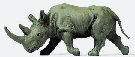 Preiser 29522 HO Scale Animal African Rhinoceros #2