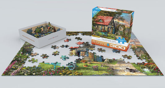 Puzzle: Family Oversize Puzzles - The Country Shed by Dominic Davison