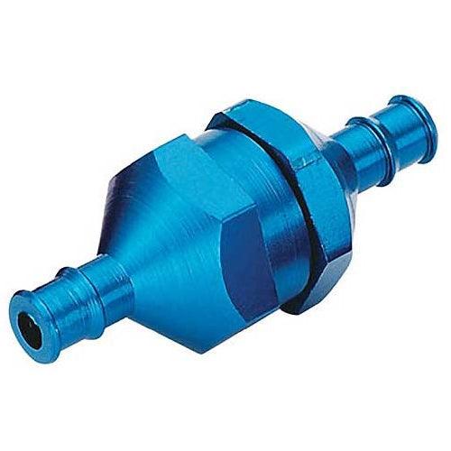 Dubro 833 In-Line Fuel Filter Blue 3/32" Medium for Airplane fuel tubing