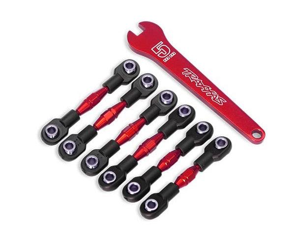 Traxxas 8341R Aluminum Turnbuckles w/ F/R camber links toe links & wrench 4-Tec