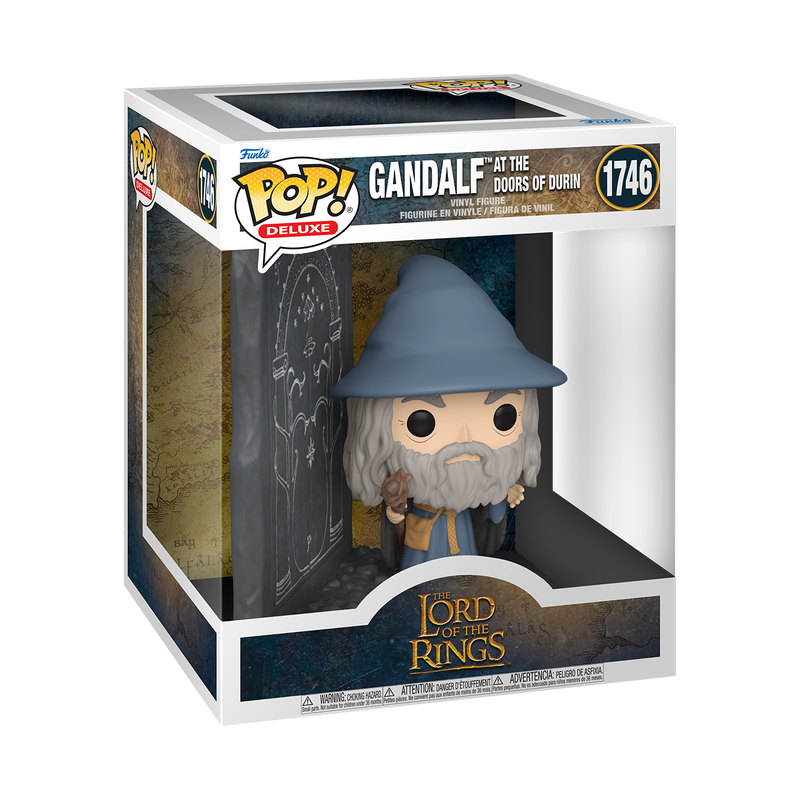 (PRE-ORDER) POP! DLX: LOTR S8 - Gandalf with Doors of Durin