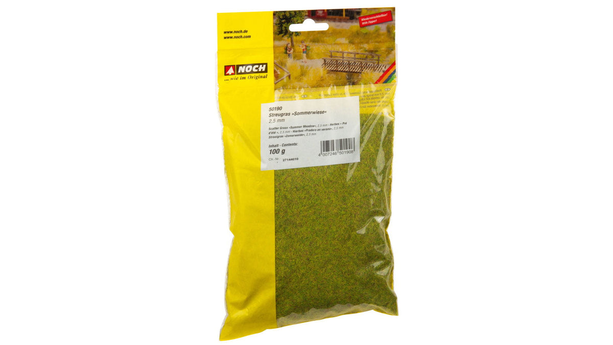 Noch 50190 All Scale Static Grass, Light Green, 100 g