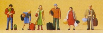 Preiser 79017 N Scale Passengers Waiting