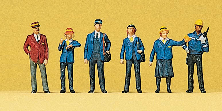 Preiser 10213 HO Scale Dutch Railway Personnel Figure Set