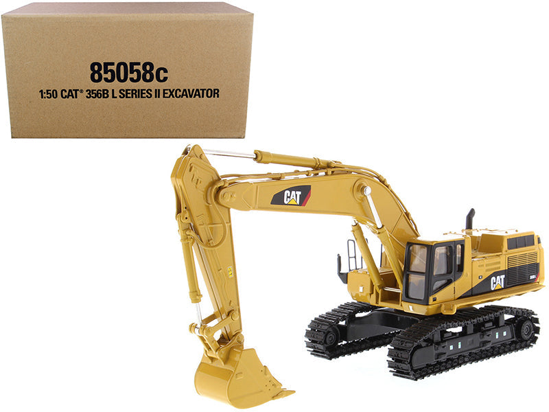 CAT Caterpillar 365B L Series II Hydraulic Excavator with Two Figurines "Core Classics Series" 1/50 Diecast Model by Diecast Masters free shipping USA