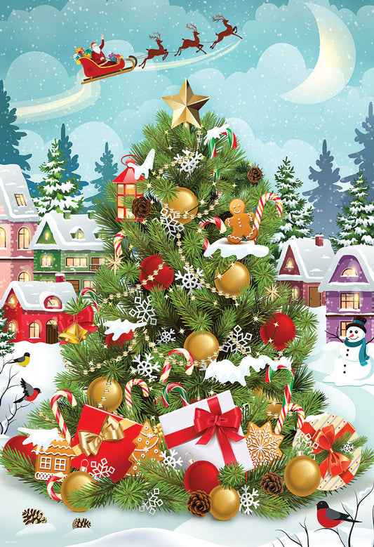 Puzzle: Christmas Tree Tin