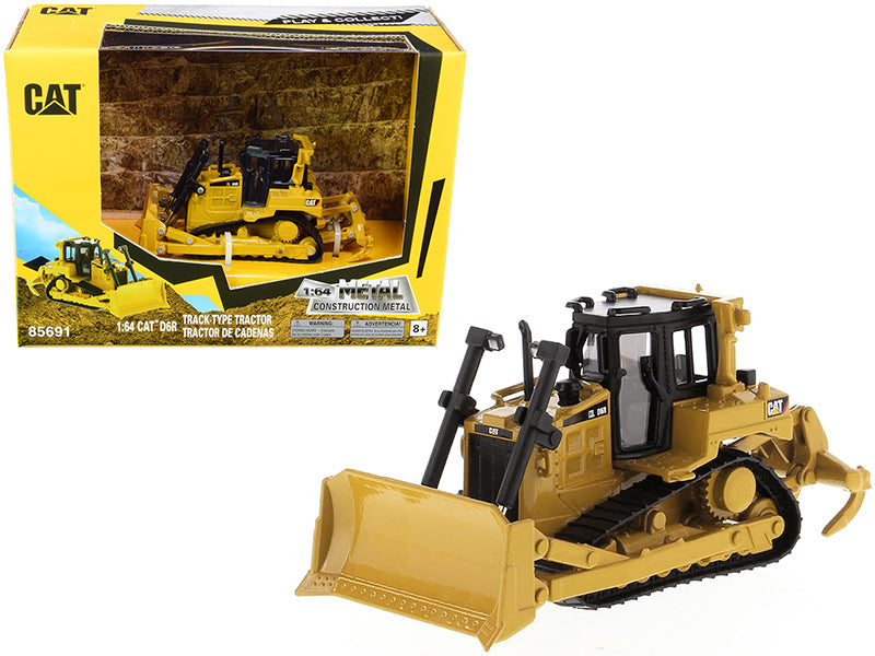 CAT Caterpillar D6R Track-Type Tractor "Play & Collect!" Series 1/64 Diecast Model by Diecast Masters free shipping USA