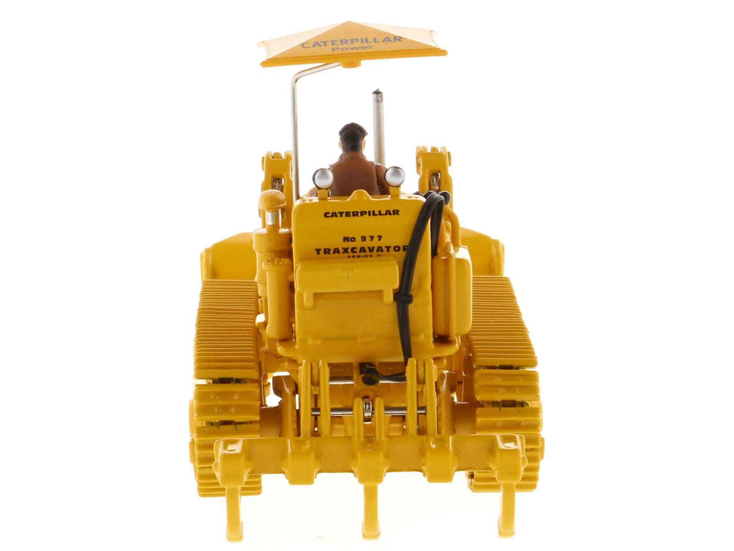 CAT Caterpillar 977D Traxcavator Yellow with Operator "Vintage Series" 1/50 Diecast Model by Diecast Masters