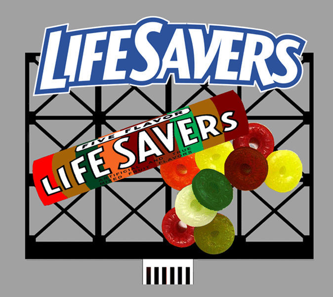 Miller Engineering 440852 HO/N Scale 44-0852 Lifesaver Billboard