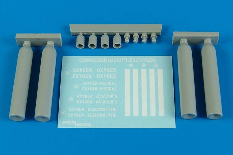 Aerobonus 480098 1/48 Compressed Oxygen Gas Bottles