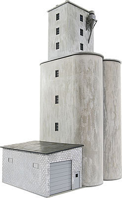Walthers Cornerstone 4047 HO Prairie Co-Op Elevator Kit
