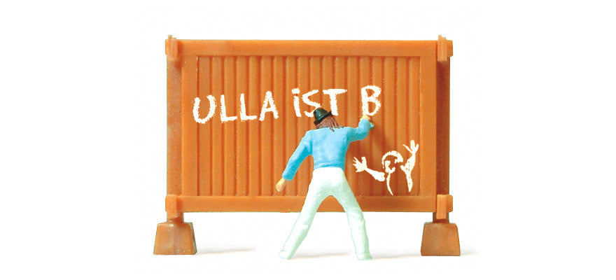 Preiser 28095 HO Scale Graffiti Artist Figure