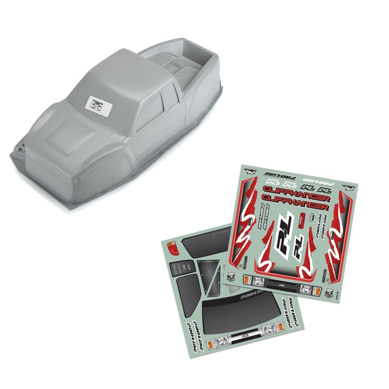 Pro-Line PRO356614 1/10 Cliffhanger HP Stone Gray Body 12.3 Crawler w/decals