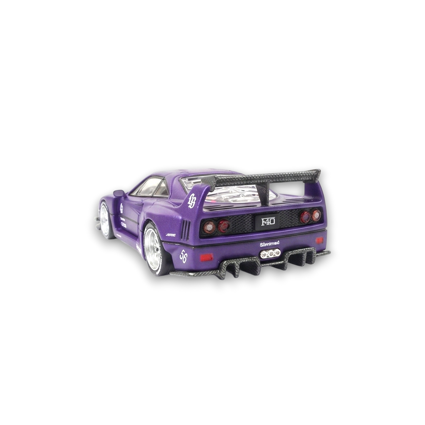 DEMON KING Auto F40 Royal Purple 1:64