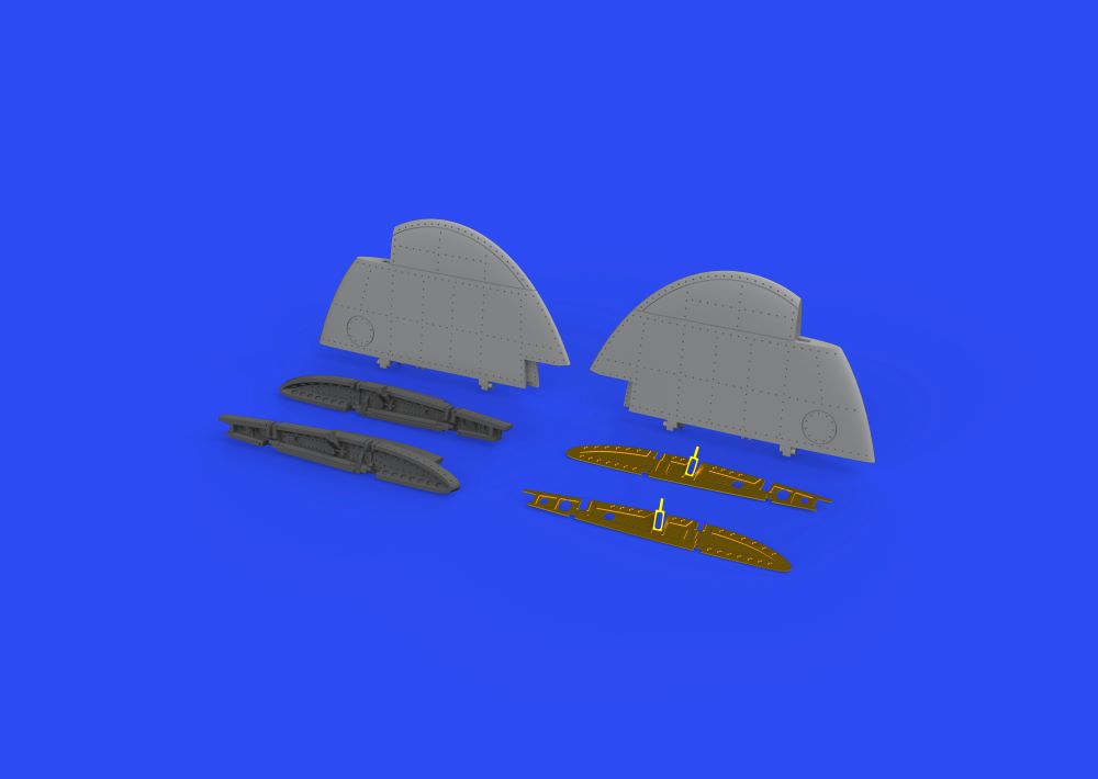 Eduard 648848 1/48 Aircraft- A6M2N Rufe Folding Wingtips for EDU (Photo-Etch & R