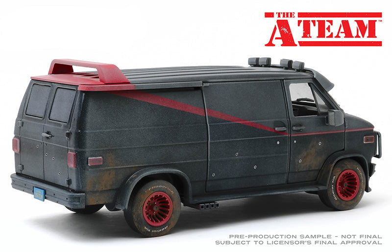 Greenlight 13567 1/18 1983 GMC Vandura Weathered, A-Team