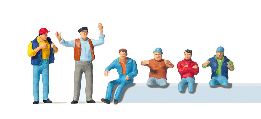 Preiser 10038 HO Scale Truck Driver Figure Set
