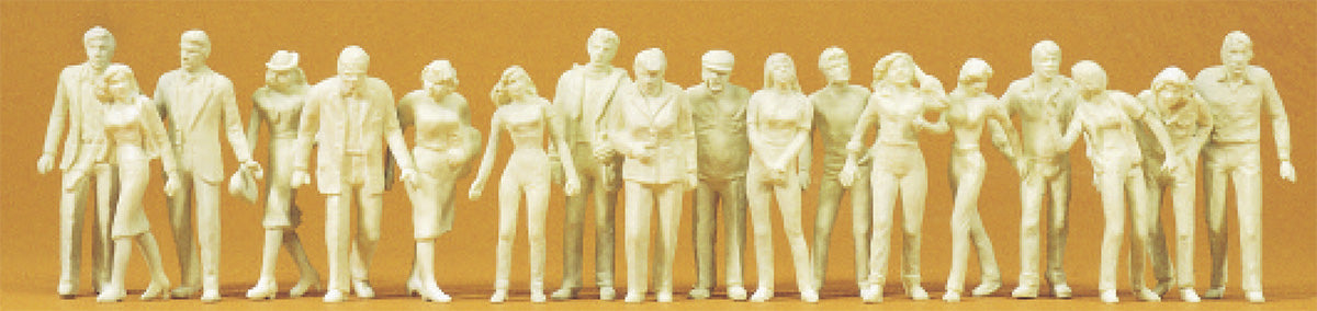 Preiser 65601 O Scale Unpainted Passers-By Figure Set