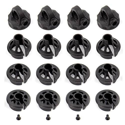 Associated 91814 B6.1 Shock Caps and Spring Cups RC10B6.1