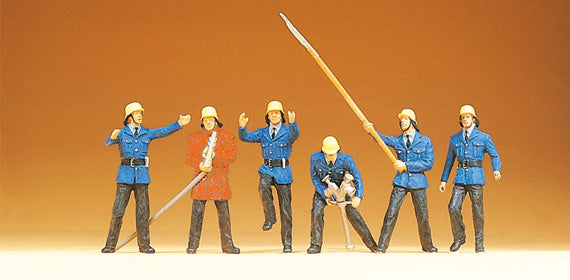 Preiser 14203 HO Scale Firemen Set #4 Figure Set