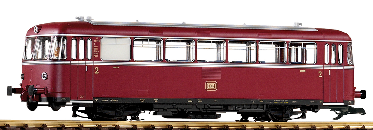 Piko 37308 G Scale DB III VT98 Railbus, Single Unit