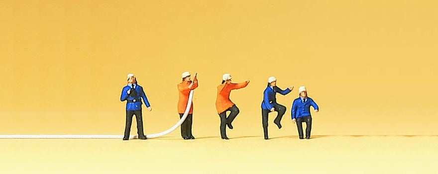 Preiser 79115 N Scale Firefighters Figure Set #1