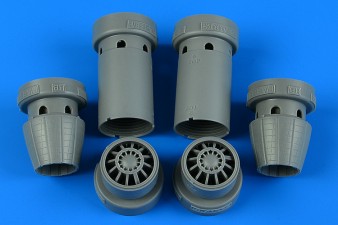 Aires 4861 1/48 F/A18E/F Super Hornet Exhaust Nozzles Opened For HBO (Resin)