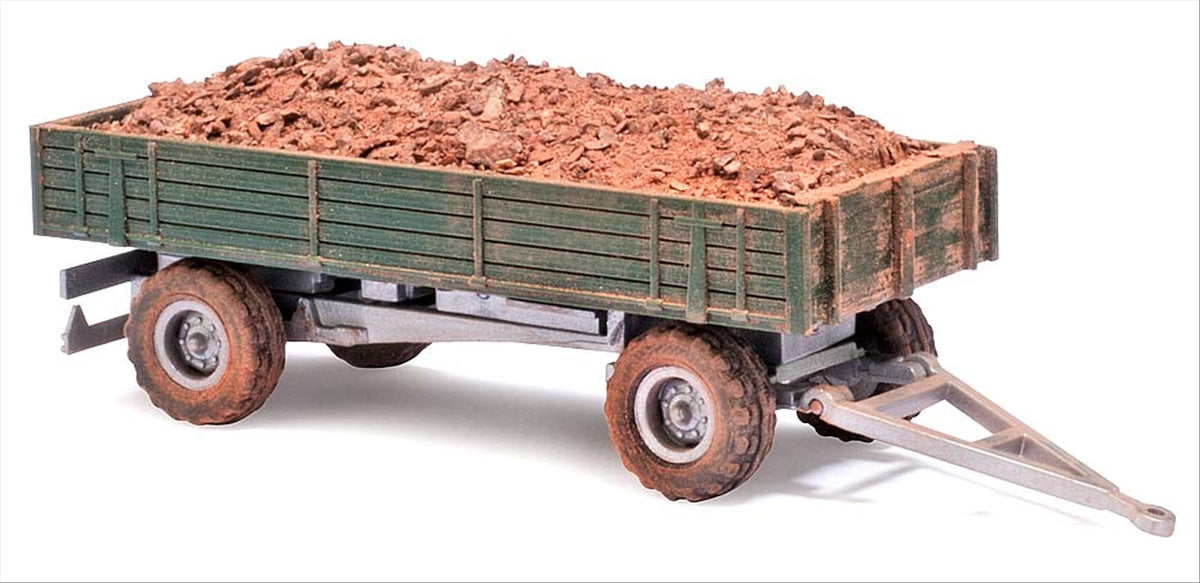 Busch 44922 HO Scale 1958 Low-Sided Trailer with Load