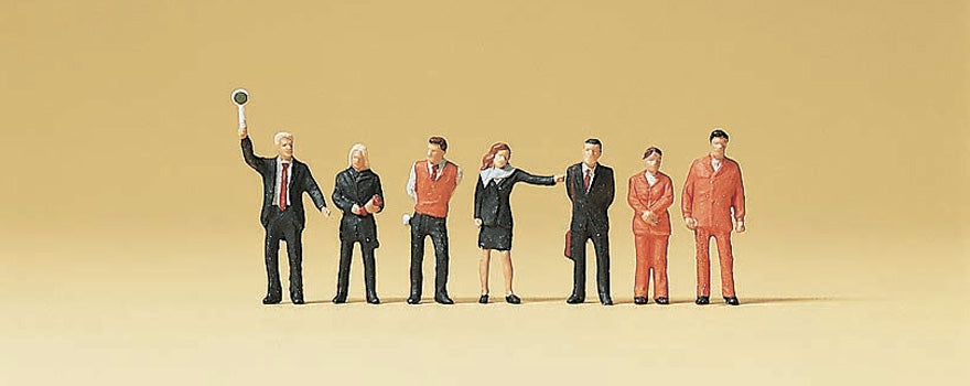Preiser 79153 N Scale SBB Personnel Figure Set (7)