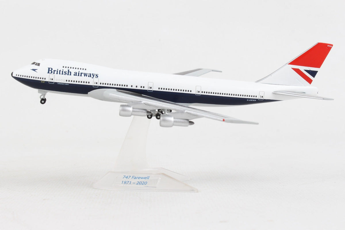Herpa Wings 1/797 HE534857 Herpa British 747-100 1/500 747 Farewell (**)