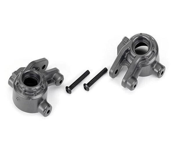 Traxxas 9050-GRAY Heavy Duty L/R Rear Sub Axle Carriers 4x4 Hoss/Rustler/Slash