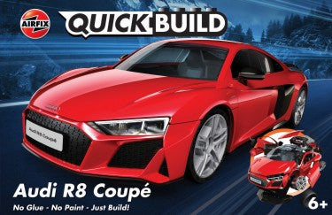 Airfix J6049 Quick Build Audi R8 Coupe Car (Snap)