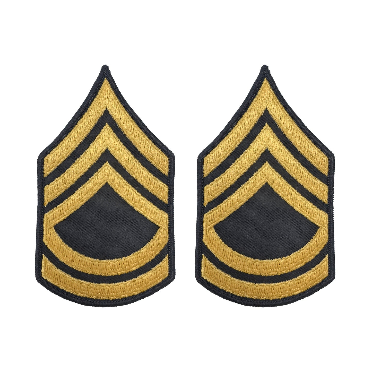 U.S. Army E7 Sergeant First Class Gold on Blue Sew-on - Large/Male
