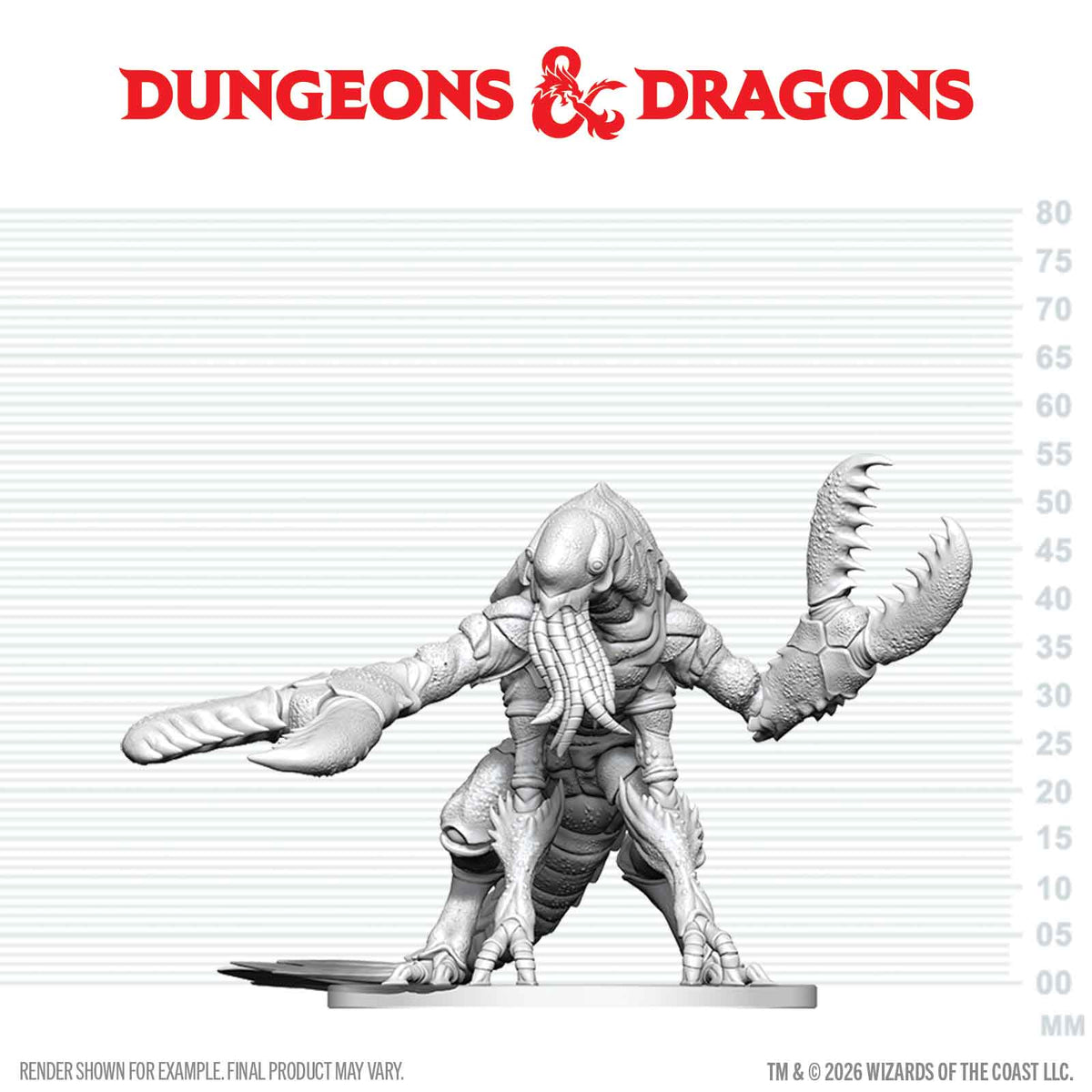D&D: Nolzur's Marvelous Unpainted Miniatures - Chuul