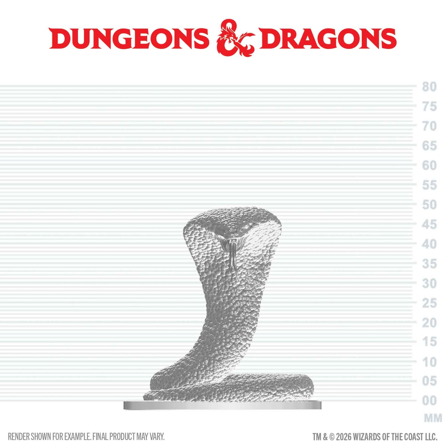 D&D: Nolzur's Marvelous Unpainted Miniatures - Polar Serpent