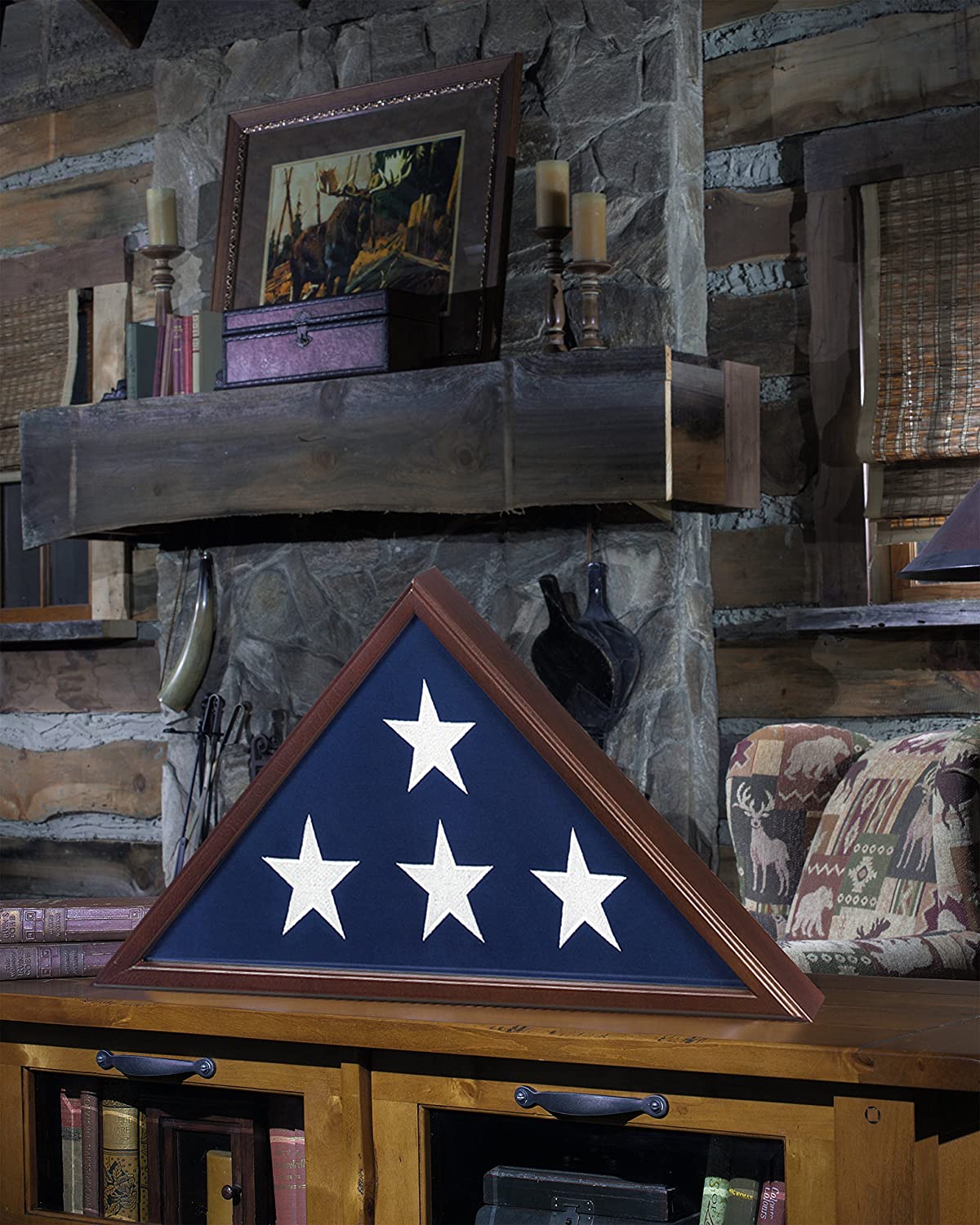 Burial Flag Cases American Burial Flag Box, Large coffin flag display case