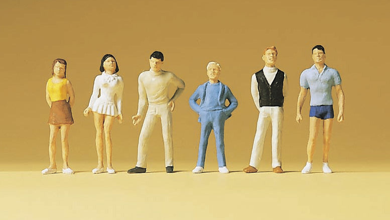 Preiser 14003 HO Scale Boys & Girls Figure Set