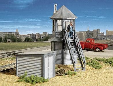 Walthers Cornerstone 933-2944 HO Gateman's Tower & Shed Building / Structure Kit